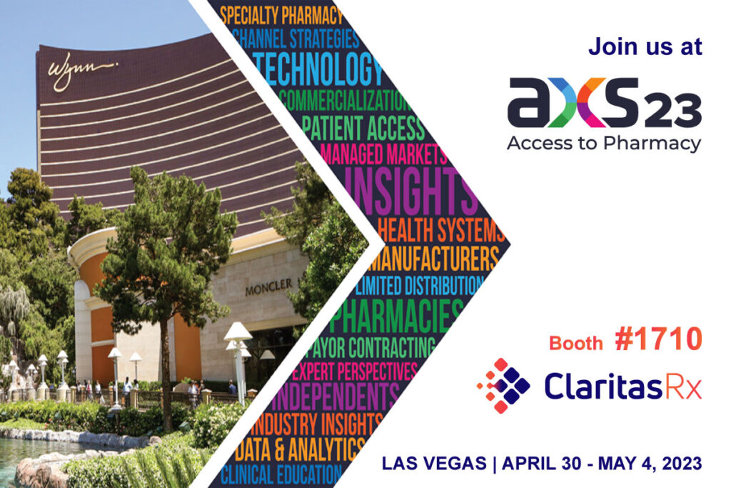 Claritas Rx is a proud sponsor of Asembia 2023 Specialty Pharmacy Summit